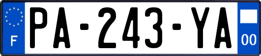 PA-243-YA