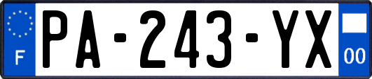 PA-243-YX