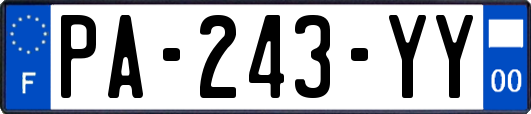 PA-243-YY