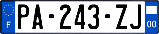 PA-243-ZJ
