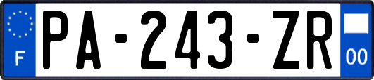 PA-243-ZR