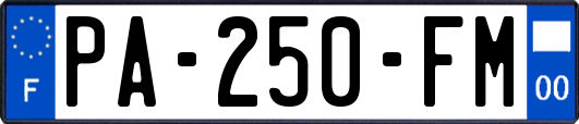 PA-250-FM
