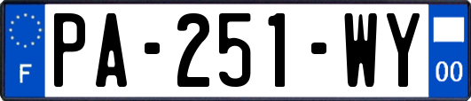 PA-251-WY