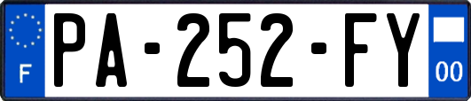PA-252-FY