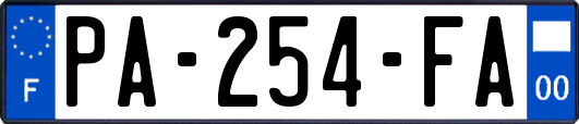 PA-254-FA