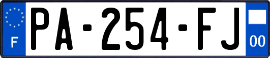PA-254-FJ