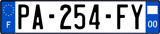 PA-254-FY