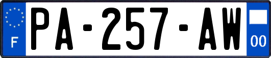 PA-257-AW