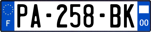 PA-258-BK