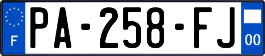 PA-258-FJ