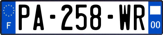 PA-258-WR