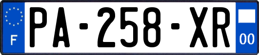 PA-258-XR