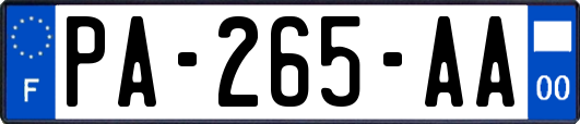 PA-265-AA
