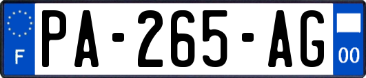 PA-265-AG