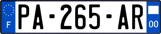 PA-265-AR