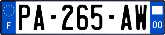 PA-265-AW