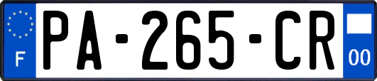 PA-265-CR