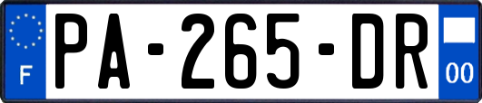 PA-265-DR