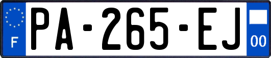 PA-265-EJ