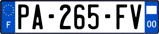 PA-265-FV