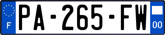 PA-265-FW