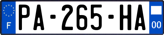 PA-265-HA