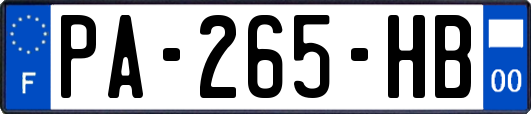 PA-265-HB