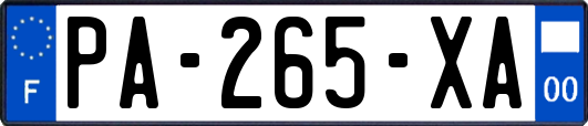 PA-265-XA