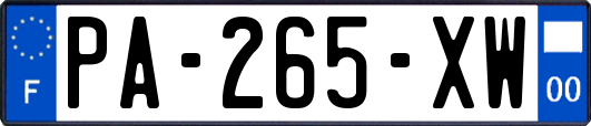 PA-265-XW
