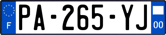 PA-265-YJ