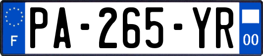 PA-265-YR