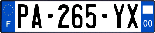 PA-265-YX