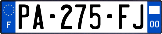 PA-275-FJ
