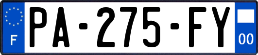 PA-275-FY