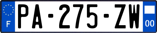 PA-275-ZW