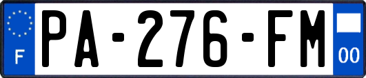 PA-276-FM