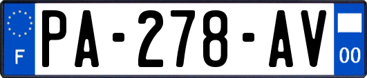 PA-278-AV