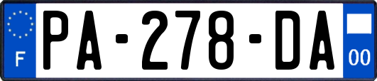 PA-278-DA