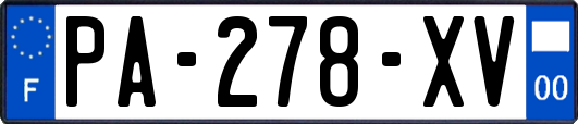 PA-278-XV