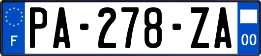 PA-278-ZA
