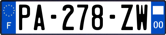 PA-278-ZW