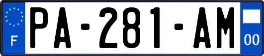 PA-281-AM
