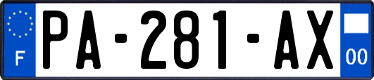 PA-281-AX