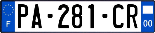 PA-281-CR
