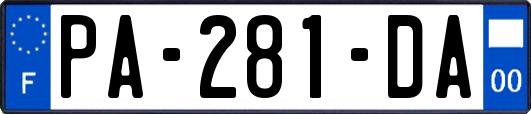 PA-281-DA
