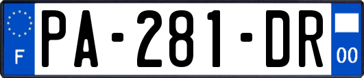 PA-281-DR