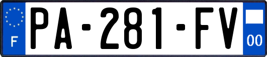 PA-281-FV
