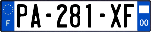 PA-281-XF
