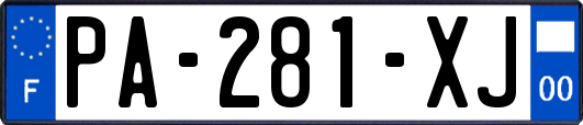 PA-281-XJ
