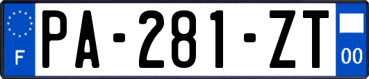 PA-281-ZT